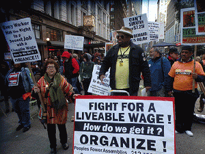 NYC Rally To Raise The Minimum Wage