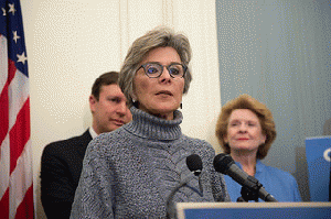 Senator Boxer, former Congresswoman Boxer.