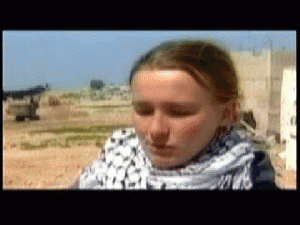 Rachel Corrie - Interview Footage from Rachel's interview conducted by Middle East Broadcasting Company on March 14th, 2003, two days before she was murdered by the Israeli ...