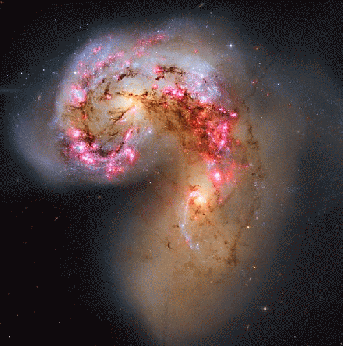 The Antennae Galaxies in Collision, From ImagesAttr