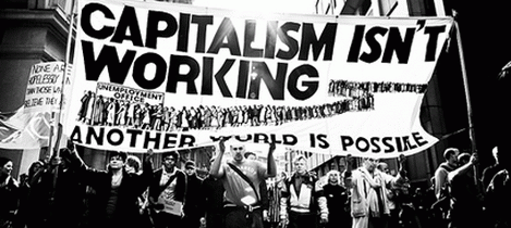 Anti-capitalist march in New York City