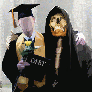 A degree in debt slavery, From ImagesAttr