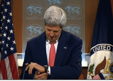 Secretary of State John Kerry - time is running out, From ImagesAttr
