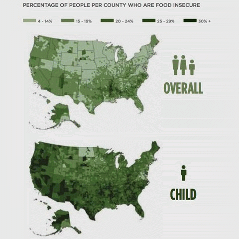 Hunger in America Illustration