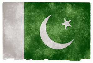 Pakistan Grunge Flag