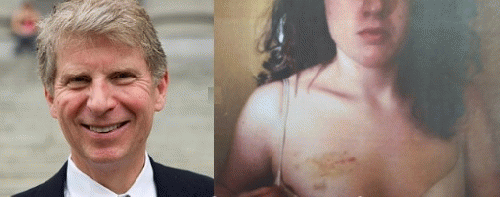 DA Vance and McMillan, showing her injury from police abuse (, From ImagesAttr