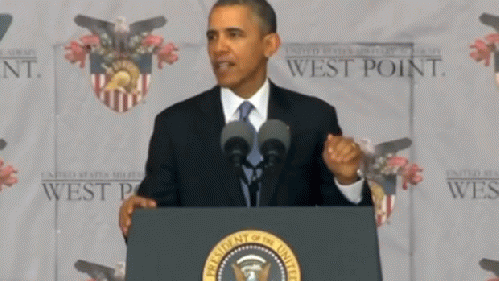 President Barack Obama speaks at the U.S. Military Academy in West Point, N.Y., on May 28, 2014., From ImagesAttr