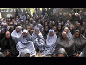 WATCH LIVE: Nigeria kidnapped girls 'shown' in new Boko Haram video A new video released by Islamist militants Boko Haram claims to show around 130 girls kidnapped from a school in Nigeria last month. The group's leader, Abub ..., From ImagesAttr