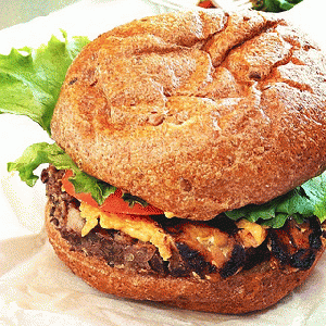 #vegan bacon cheeseburger, From ImagesAttr