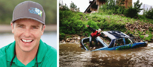 Chad Pregracke lives on a barge. His lifeâ€™s work is to clean up the Mississippi River, From ImagesAttr