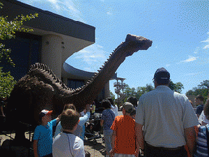 A Creation Museum dinosaur, From ImagesAttr