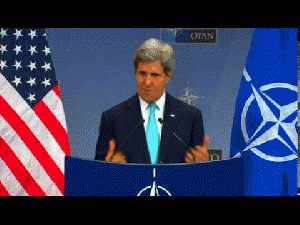 Secretary Kerry Delivers Remarks at NATO, From ImagesAttr