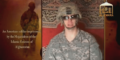 Image taken from a video released in 2009 where Sergeant Bowe Bergdahl appears., From ImagesAttr