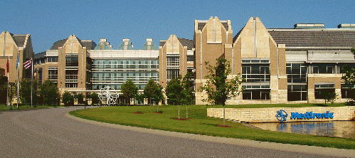 Medtronic's global headquarters in Minneapolis, US., From ImagesAttr