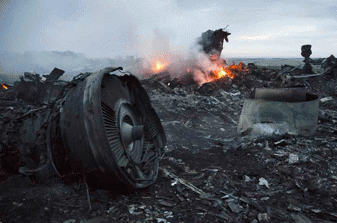 MH17 remains, July 17, 2014.