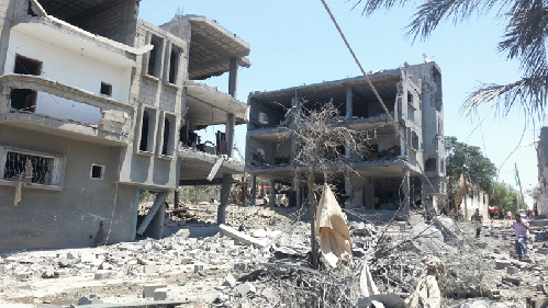 The house of the â€˜Abdul Ghafour family in al-Qarara, Khan Yunis