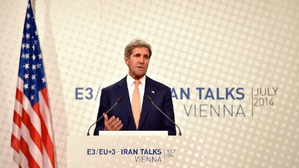 John Kerry addresses reporters in Vienna on July 15., From ImagesAttr