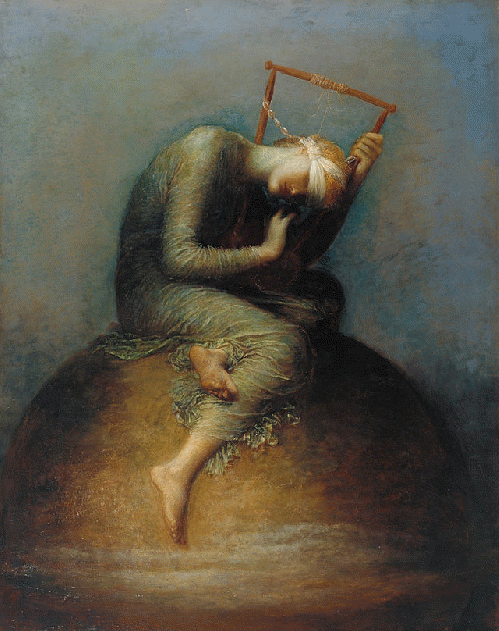 Hope ~ George Frederic Watts, 1886, From ImagesAttr