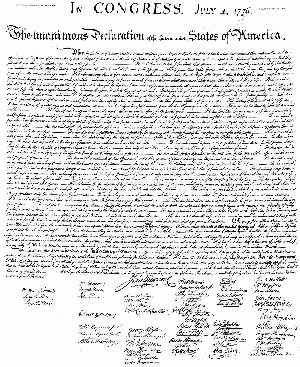 US Declaration of Independence, From ImagesAttr