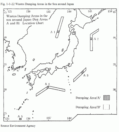 Japan undersea waste dump