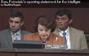 David Grannis, Senate Select Committee on Intelligence Chief of Staff and Senator Feinstein, Chairman