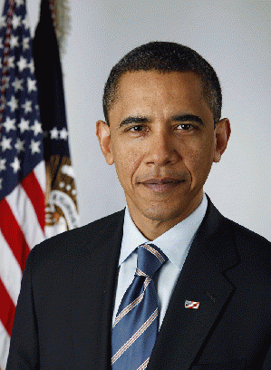 Official portrait of Barack Obama, From ImagesAttr