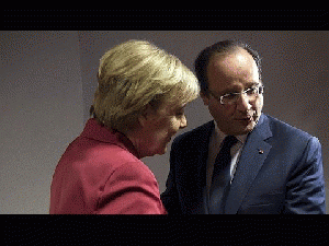 Merkel and Hollande want a .no spy. deal with Washington At an EU summit dominated by allegations the US spied on Anglea Merkel the German chancellor has... euronews, the most watched news channel in Europe ..., From ImagesAttr