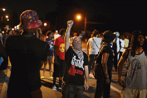 Angry Youth Revolting in Ferguson, Missouri