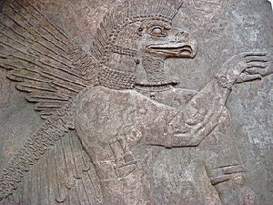 Eagle-Headed Winged Deity (Ashur), From ImagesAttr