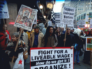 NYC Rally To Raise The Minimum Wage