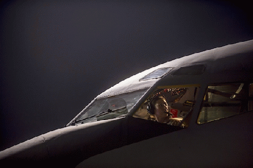 Maj. Gena Fedoruk, a KC-135 Stratotanker pilot with the 340th Expeditionary Air Refueling Squadron, pre-flights her aircraft before taking off from a base in the U.S. Central Command Area of Responsibility in support of a mission conducting airstrikes in , From ImagesAttr