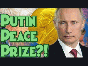 Vladmir Putin calls for peace.