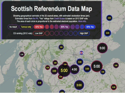 Screen Shot Interactive Results Map, From ImagesAttr