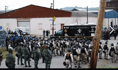 police at G20 in Pittsburgh