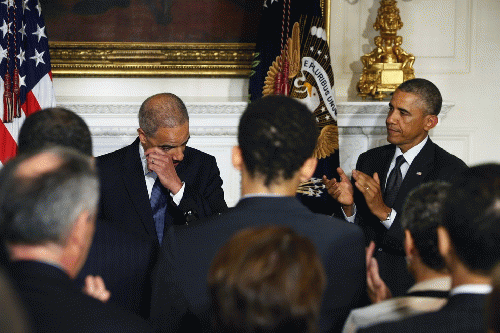 Eric Holder's teary resignation, From ImagesAttr