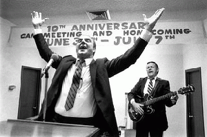 Speaker at a Pentecostal revival - Tallahassee, From ImagesAttr