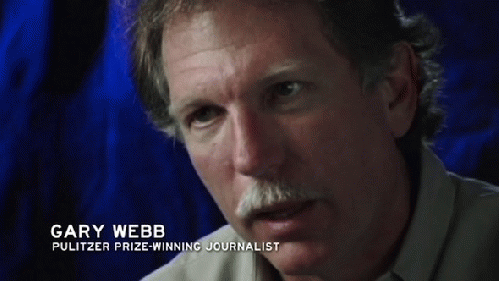 Screen shot of journalist Gary Webb  Vimeo., From ImagesAttr