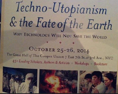 conference brochure from Techno-Utopianism conference, From ImagesAttr