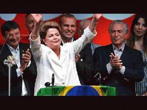 Dilma Rousseff re-elected president of Brazil, From ImagesAttr