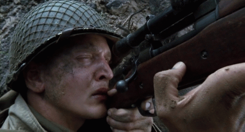 Sniper in the Tower Scene from Saving Private Ryan Movie (1998) MOVIECLIPS, From ImagesAttr