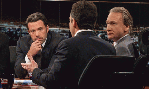 Sam Harris and Ben Affleck on Real Time With Bill Maher, From ImagesAttr