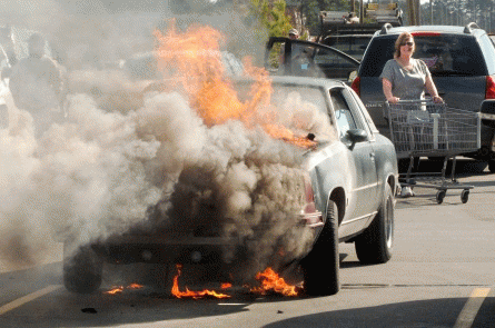 car on fire, From ImagesAttr