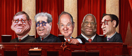 Justices Roberts, Scalia, Kennedy, Thomas, Alito, From ImagesAttr