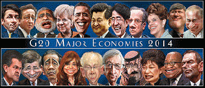 The G-20 Leaders - Caricatures, From ImagesAttr