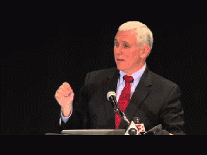 Indiana Governor Mike Pence, From ImagesAttr