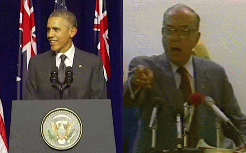 Obama and Helms, From ImagesAttr