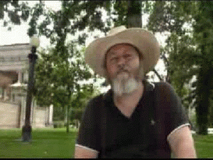 Keith McHenry, CoFounder of Food Not Bombs, at the Democratic National Convention Protest in Denver