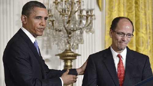 Obama announcing Perez's nomination as labor secretary in 2013., From ImagesAttr