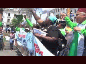 Climate change conference 2014: 15,000 protesters take to the streets in Lima, Peru., From ImagesAttr