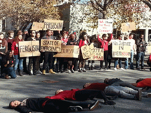 Ferguson Protest in Palo Alto: Stanford Students Shut It Down, From ImagesAttr